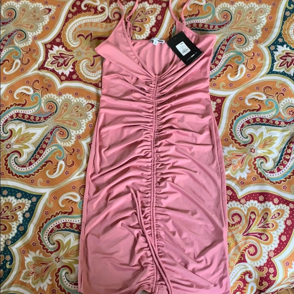 Rouched Strappy Dress